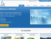 Tablet Screenshot of minihydro.com