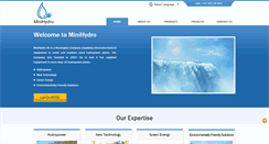 Desktop Screenshot of minihydro.no